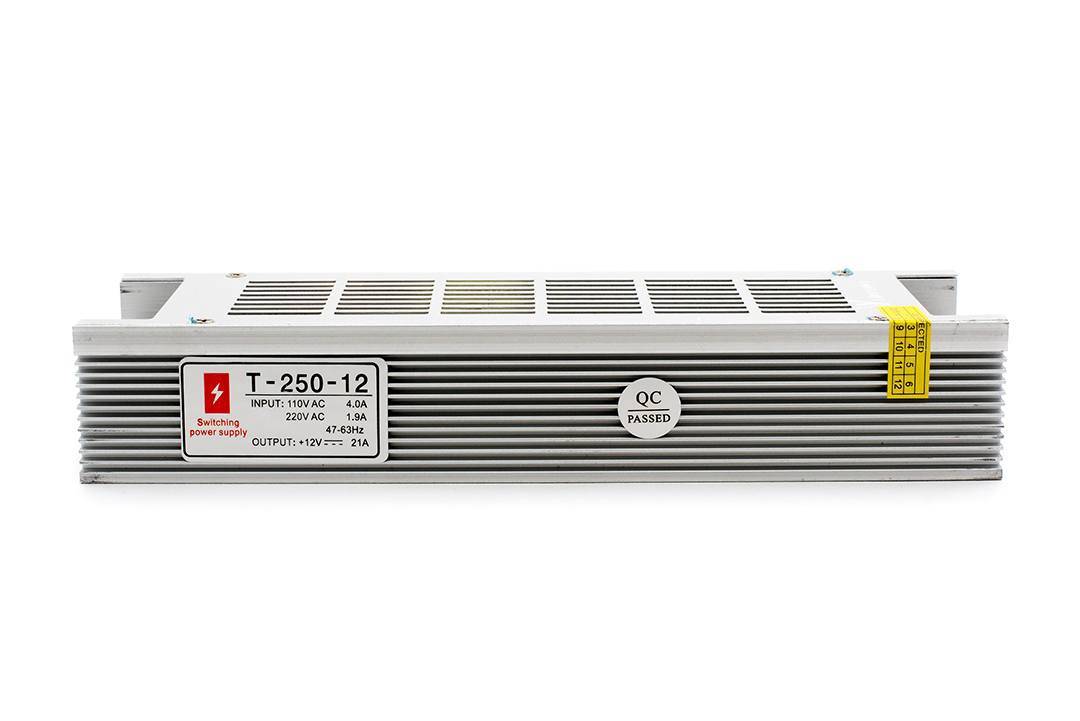 SWG Блок питания компактный (узкий), 250 W, 12V, T-250-12